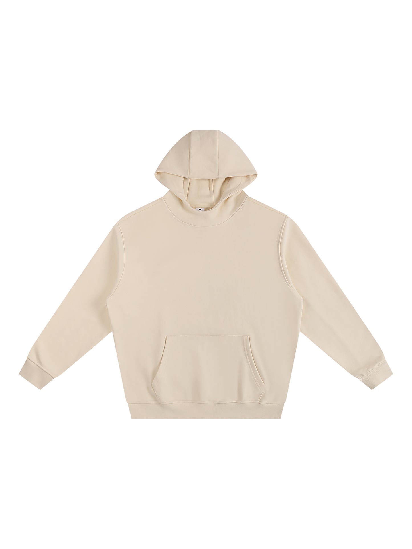 Fleeced High Neck Hoodie