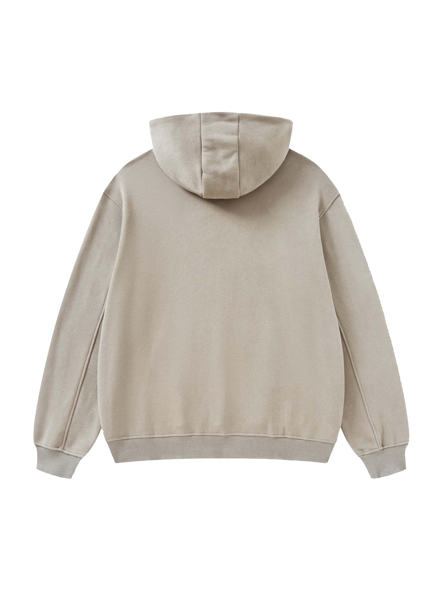 Fleeced High Neck Hoodie