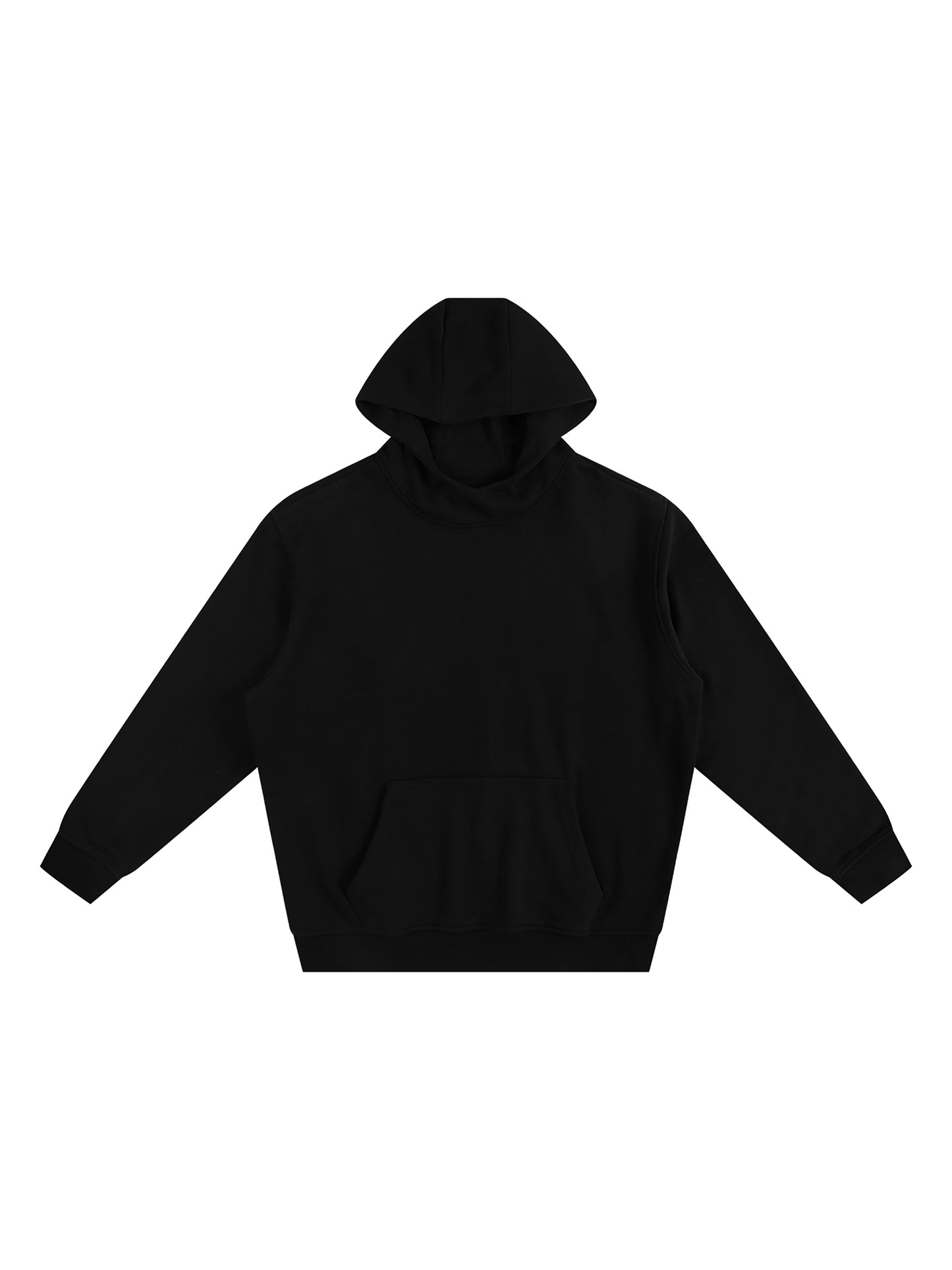 Fleeced High Neck Hoodie